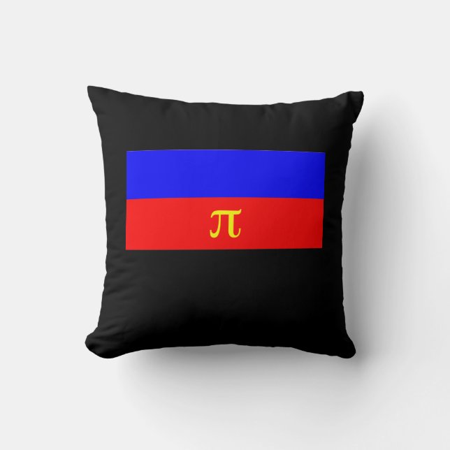 OFFICIAL POLYAMORY PRIDE FLAG -.png Cushion (Front)