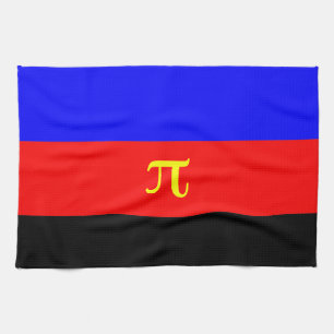 OFFICIAL POLYAMORY PRIDE FLAG -.png Tea Towel