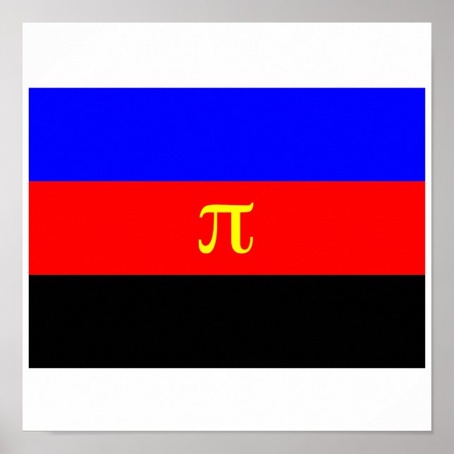 OFFICIAL POLYAMORY PRIDE FLAG POSTER (Front)