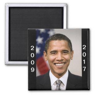 Official Portrait of Barack Obama Magnet
