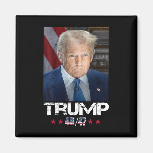 Official Portrait Of Trump 4547 Inauguration Day Magnet
