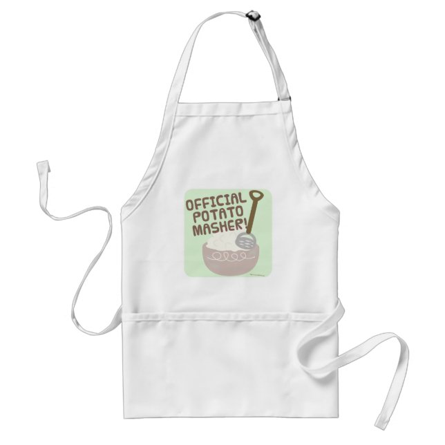 Official Potato Masher Standard Apron (Front)