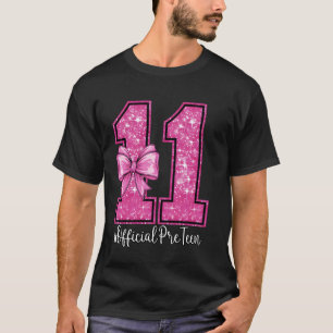 Official Pre-Teen 11 Year Old 11th Birthday Girl P T-Shirt