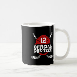 Official Pre-teen 12 Year Old Boy Hockey 12th Birt Coffee Mug