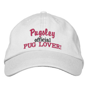 Official Pug Lover Embroidered Hat