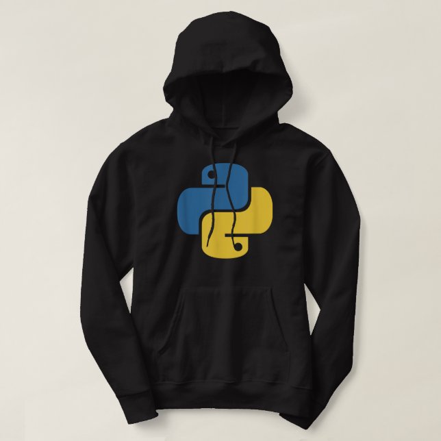 Official Python Logo for Developers  Hoodie (Design Front)