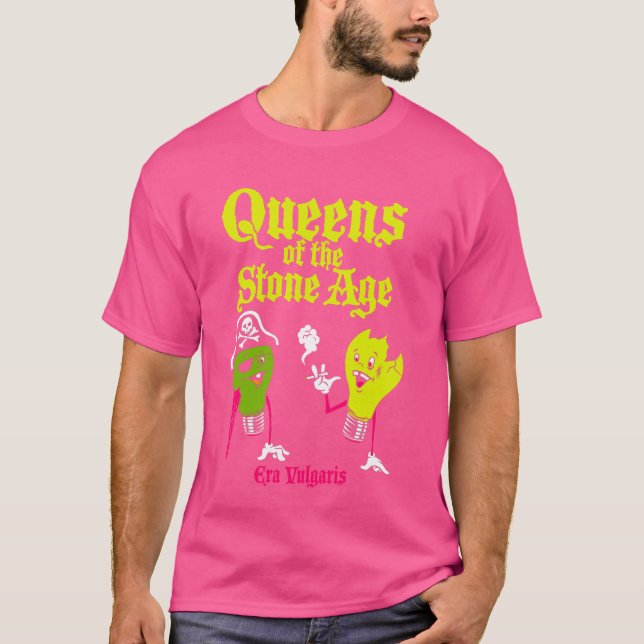 Official Queens Of The Stone Age Era Vulgaris T-Shirt (Front)
