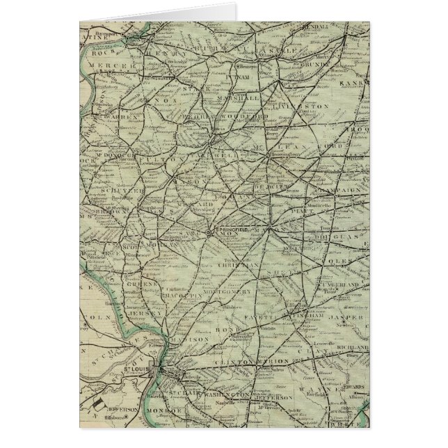 Official railroad map of Illinois (Front)