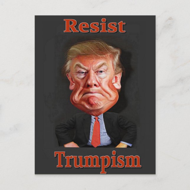 official resist trumpism postcard (Front)
