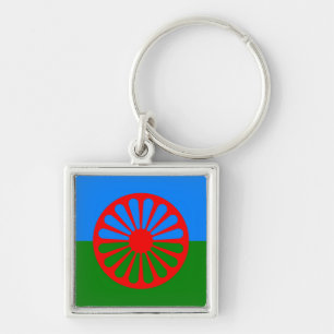 Official Romany gypsy flag Key Ring