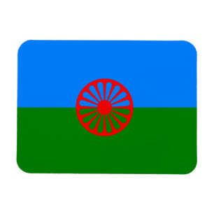 Official Romany gypsy flag Magnet
