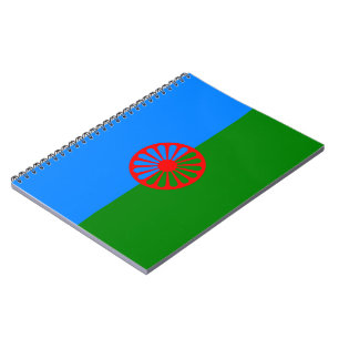 Official Romany gypsy flag Notebook