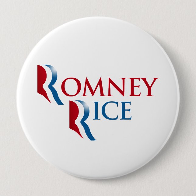 OFFICIAL ROMNEY RICE.png 10 Cm Round Badge (Front)