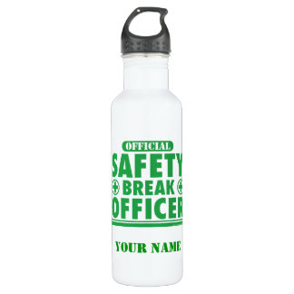 Official Safety Break Personalised 710 Ml Water Bottle