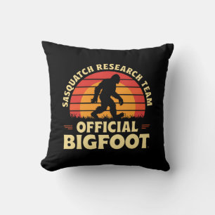  Official Sasquatch Research Team: Bigfoot Hunters Cushion