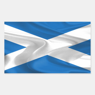 Official Scottish flag for the independence Rectangular Sticker