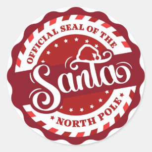 Official Santa Seal Zazzle UK