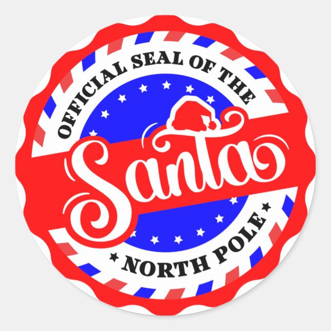 Official Seal of the North Pole - Santa (Front)