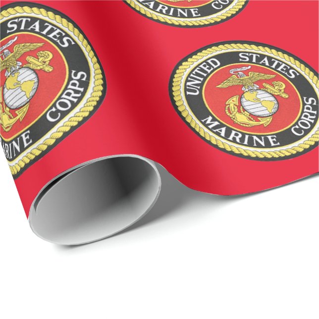 Official Seal - United States Marine Corps Wrapping Paper (Roll Corner)