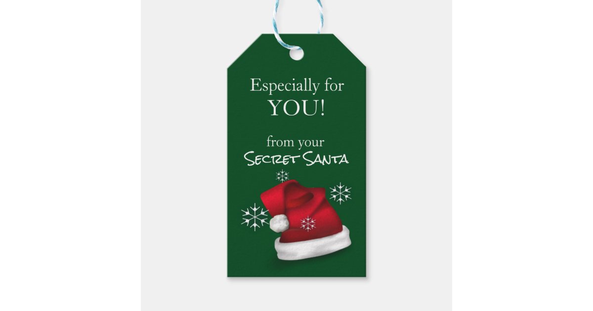 Official Secret Santa Gift Tags | Zazzle