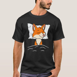 Official Sleeping  Fox Nightgown Sleeping Fox T-Shirt
