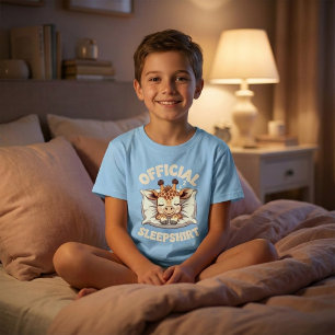 Official Sleepshirt Cute Sleeping Giraffe T-Shirt