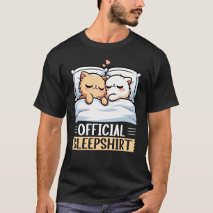 Official Sleepshirt Funny Persian Cat Nap Pyjamas  T-Shirt