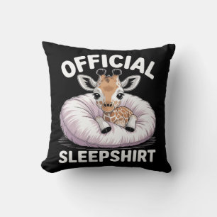 Official Sleepshirt Giraffe Cushion