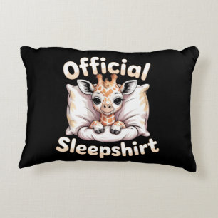 Official Sleepshirt Giraffe Decorative Cushion