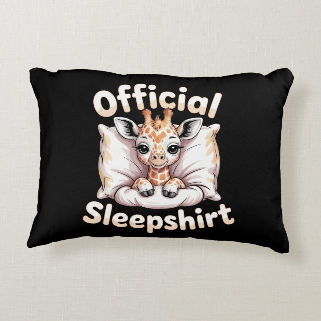  Official Sleepshirt Giraffe Decorative Cushion (Back)