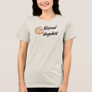 "Official Sleepshirt" T-Shirt Tri-Blend Shirt