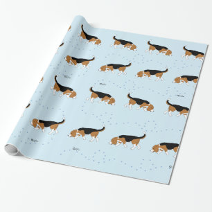 Official Sleepytown Beagles Wrapping Paper (Blue)