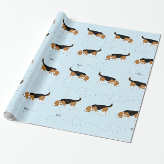 Official Sleepytown Beagles Wrapping Paper (Blue)