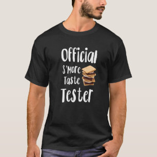 Official S'more Taste Tester Campfire Smores Campi T-Shirt