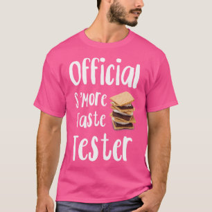 Official S'More Taste Tester Campfire Smores Treat T-Shirt