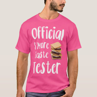Official S'More Taste Tester Campfire Smores Treat T-Shirt