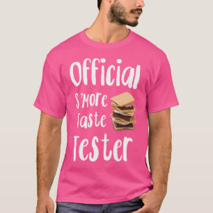 Official S'More Taste Tester Campfire Smores Treat T-Shirt