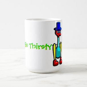 Official "So Thirsty" Drinky Bird Coffee cup