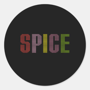 Official Spice Classic Round Sticker