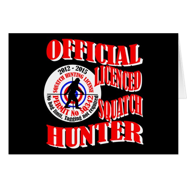 Official squatch hunter (Front Horizontal)