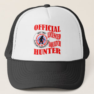 Official squatch hunter trucker hat