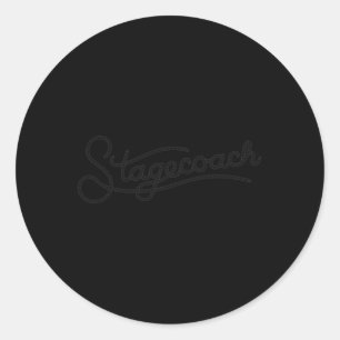 Official Stagecoach Rope Classic Round Sticker