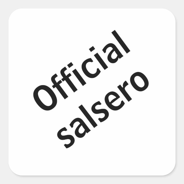 Official sticker salsero (Front)