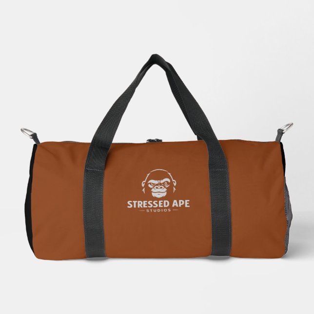 Official Stressed Ape Studo Merch Duffle Bag (Front)