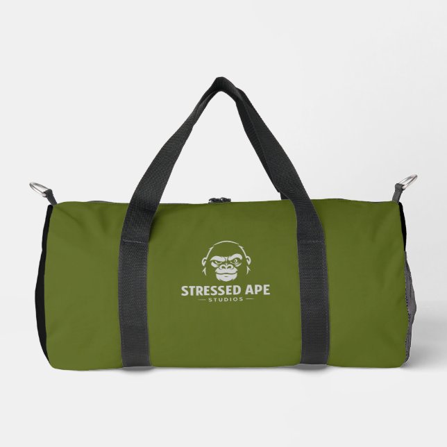 Official Stressed Ape Studo Merch Duffle Bag (Front)