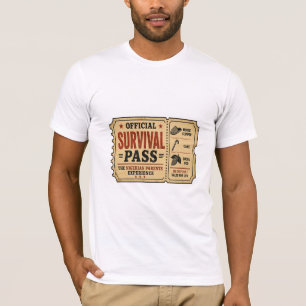 Official Survival Pass Nigerian Parents Experience T-Shirt