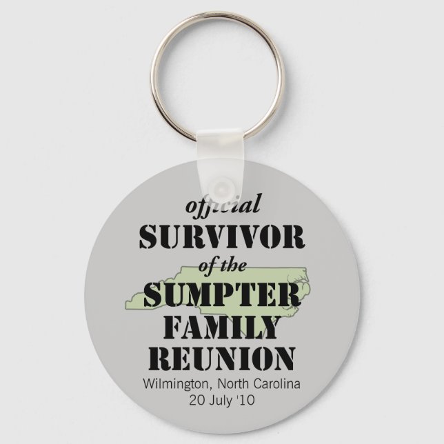 Official Survivor (green) Key Ring (Front)