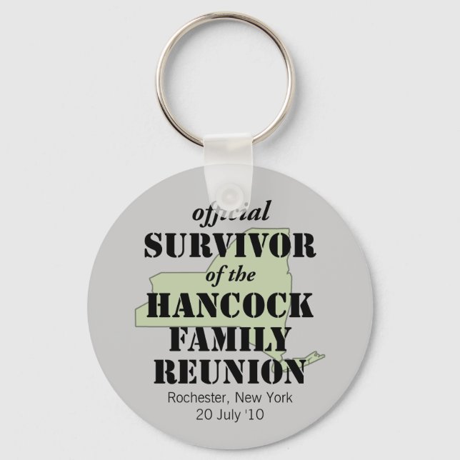 Official Survivor (green) Key Ring (Front)