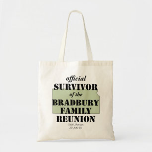 Official Survivor of Family Reunion - Kansas Tote Bag