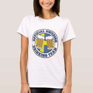 Official Swedish Drinking Team T-Shirt